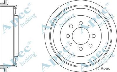 APEC BRAKING drm9511 -  Тормозной барабан
